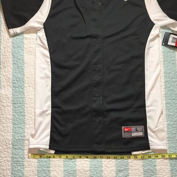 NWT Nike Women's Softball‎ Jersey Athletic Large Dark Gray - Picture 6 of 6